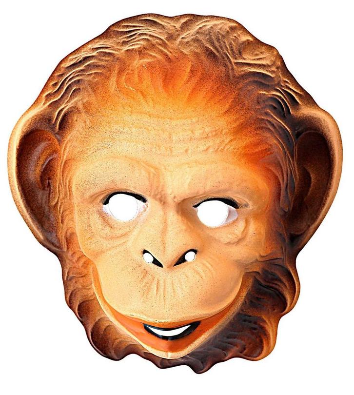 Masker Aap Kind, Hobby en Vrije tijd, Feestartikelen, Nieuw, Verzenden