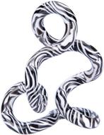 Tangle Wild Junior - Zebra (Wit / Zwart) | Tangle - Hobby, Kinderen en Baby's, Speelgoed | Overig, Verzenden, Nieuw
