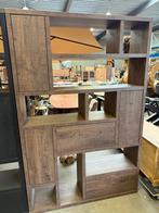 Denton wandkast, kleur dark mango (nieuw outlet), Nieuw, Overige materialen