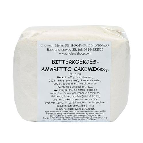 Molen de Hoop Bitterkoekjes/Amaretto cake-mix 400gr, Hobby en Vrije tijd, Taarten en Cupcakes maken, Nieuw, Verzenden
