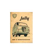 1963 LANCIA JOLLY INSTRUCTIEBOEKJE ITALIAANS, Auto diversen, Handleidingen en Instructieboekjes