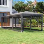 vidaXL Partytent met 8 mesh zijwanden 3x9 m HDPE, Tuin en Terras, Partytenten, Verzenden, Nieuw, Partytent