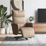 vidaXL Fauteuil verstelbaar met voetensteun kunstleer, Verzenden, Nieuw