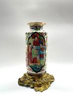 Vaas - Porselein, Messing - China - Qing Dynastie, Antiek en Kunst