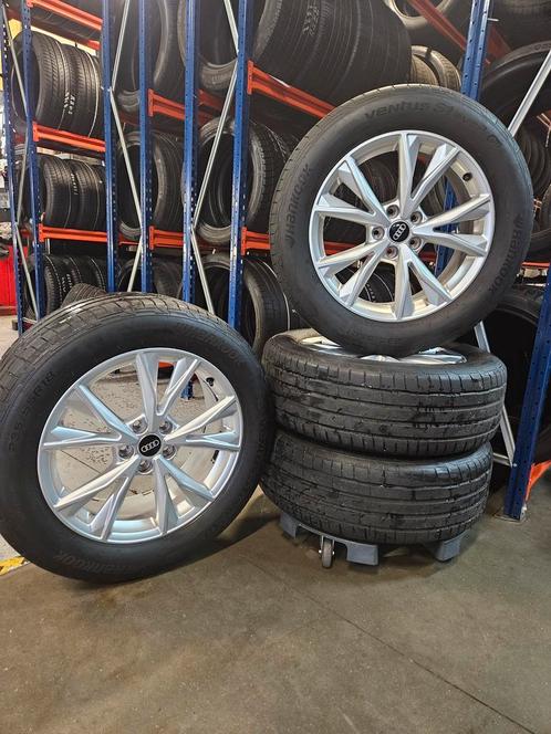 235/55/18 VELGEN AUDI Q3 100V HANKOOK VENTUS S1EVO3 EV AO, Auto-onderdelen, Banden en Velgen, 18 inch, Erkend duurzaam, Zomerbanden