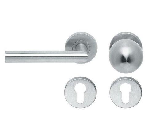 Knop/kruk op rozet Tessa links KL4 knop bol + PC-plaatjes, Doe-het-zelf en Verbouw, Hang- en Sluitwerk, Nieuw, Ophalen of Verzenden
