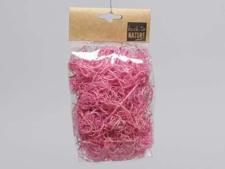 Curly mos  klein verp +/- 40 gram. Roze Curly mos klei, Hobby en Vrije tijd, Knutselen, Nieuw, Ophalen of Verzenden