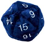 Jumbo Plushen Dobbelsteen D20 Blauw/Zilver | Ultra Pro -, Hobby en Vrije tijd, Nieuw, Verzenden