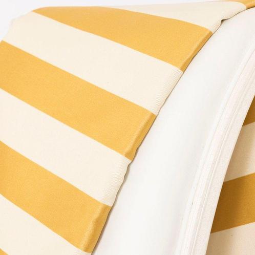 Geel Goud en Beige Rechte - Elegant Glanzend Weefsel -, Antiek en Kunst, Antiek | Kleden en Textiel