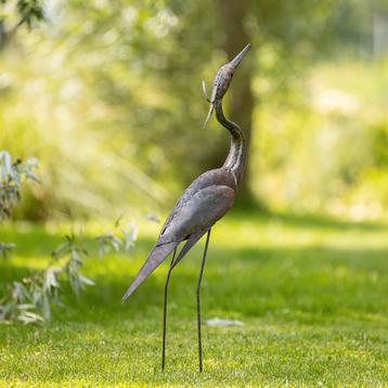 mooievogels.nl - beeld van een reiger beschikbaar voor biedingen