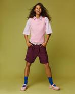 HEMA Dames korte broek Selma met linnen donkerrood van sale, Verzenden, Nieuw