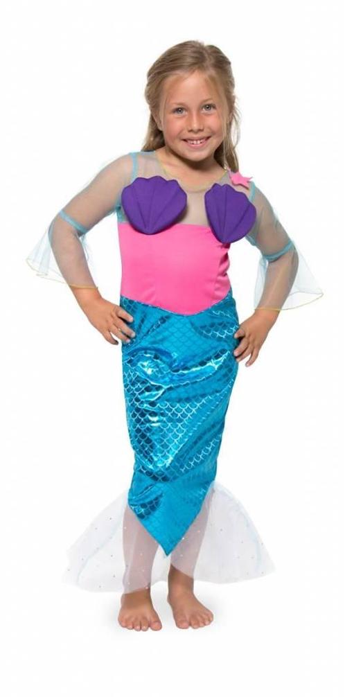 Zeemeermin Jurk Meisjes, Kleding | Dames, Carnavalskleding en Feestkleding, Nieuw, Ophalen of Verzenden