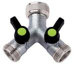 Y-verdeler voor waterkraan 2 x 3/4, Tuin en Terras, Buitenkranen, Ophalen of Verzenden, Nieuw
