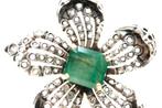 Ring - 19.2 kt. Geel goud Smaragd - Diamant, Sieraden, Tassen en Uiterlijk, Ringen, Nieuw