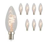 Set van 8 LED kaarslampen E14 | 4.4 watt dimbaar | 2200K ext, Verzenden, Overige typen, E14 (klein), Nieuw