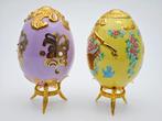 Fabergé ei - 2 Fabergé-eieren - Porselein, Antiek en Kunst