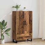vidaXL Highboard met lade Oud Hout 69,5 x 30 x 115 cm, Minder dan 50 cm, Verzenden, 100 tot 150 cm, Nieuw