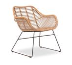 Stoel-Bank Loungeset Wates Rotan Look Naturel The Outsider, Verzenden, Nieuw