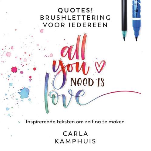 Quotes! brushlettering voor iedereen 9789043920391, Boeken, Hobby en Vrije tijd, Zo goed als nieuw, Verzenden