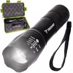 Trizand CREE LED T6 Zaklamp: Oplaadbaar en Waterdicht voo..., Caravans en Kamperen, Ophalen of Verzenden, Nieuw
