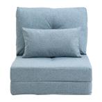 TRUUSK Vloerstoel 2-in-1 Vouwbed Met Verstelbare Rugleuning, Huis en Inrichting, Fauteuils, Verzenden, Nieuw