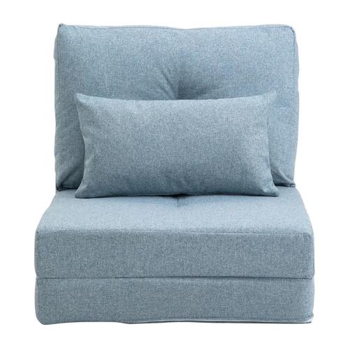 TRUUSK Vloerstoel 2-in-1 Vouwbed Met Verstelbare Rugleuning, Huis en Inrichting, Fauteuils, Nieuw, Verzenden