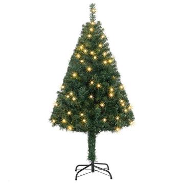 Kunstkerstboom / Kerstboom - 120 x 58 cm - LED - Incl. Voet