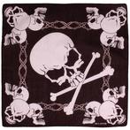 Bandana / Doek - Skulls and Bones & Barbed Wire - Katoen - 5, Ophalen of Verzenden, Nieuw