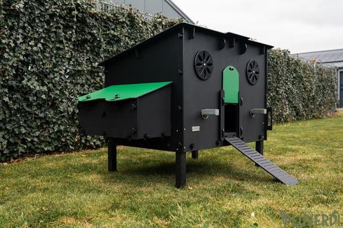 NEW!! Pluverdi Kippenhok Milan met schoonmaakluik! € 899, Dieren en Toebehoren, Pluimvee | Toebehoren, Kippenhok of Kippenren