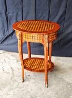 Tafel - Esdoorn, Mahonie, Palissander, Rozenhout - dubbel, Antiek en Kunst