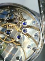 Longines - Platinum sector dail blue saphire pocket watch -, Nieuw