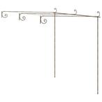Pergola IJzer Antiekbruin | Tweedekansje | OP=OP, Ophalen of Verzenden, Nieuw, Tuinpaviljoen
