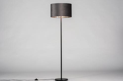 Rietveld Vloerlampen - Zwart, Grijs, Zilver - Stof, Metaal, Huis en Inrichting, Lampen | Vloerlampen, Verzenden