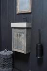 Toiletmeubel Zwevend Oud Eikenhout
