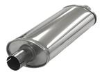 Demper 51mm ovaal 165/100mm 420mm lang RVS Simons Medium, Ophalen of Verzenden, Nieuw