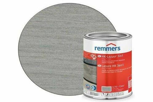 Remmers HK-lazuur | Grey Protect Platinagrijs, Doe-het-zelf en Verbouw, Verf, Beits en Lak, Verzenden