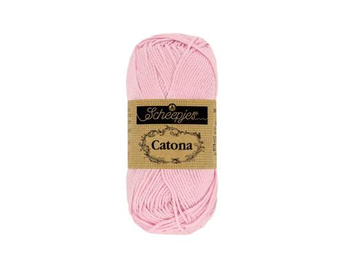 Scheepjes Catona - 10g - 246 Icy Pink, Hobby en Vrije tijd, Breien en Haken, Breien of Haken, Nieuw, Wol of Garen, Ophalen of Verzenden