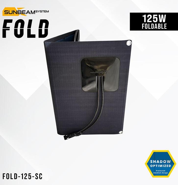 Sunbeamsystem Fold 125 Watt, Watersport en Boten, Navigatiemiddelen en Scheepselektronica, Nieuw, Ophalen of Verzenden