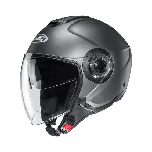 HJC I40N - Mat Antraciet, Motoren, Kleding | Motorhelmen, XL, HJC, Jethelm, Verzenden