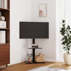 vidaXL Tv-standaard hoekmodel 2-laags voor 32-65 inch zwart, Verzenden, Nieuw