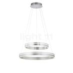 PAUL NEUHAUS Q-Vito Hanglamp LED 2-lichts, zilver, Huis en Inrichting, Lampen | Hanglampen, Verzenden, Nieuw