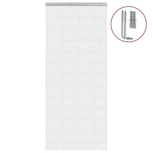 vidaXL Vliegengordijn kettingen 90x220 cm aluminium, Huis en Inrichting, Stoffering | Gordijnen en Lamellen, Nieuw, Verzenden