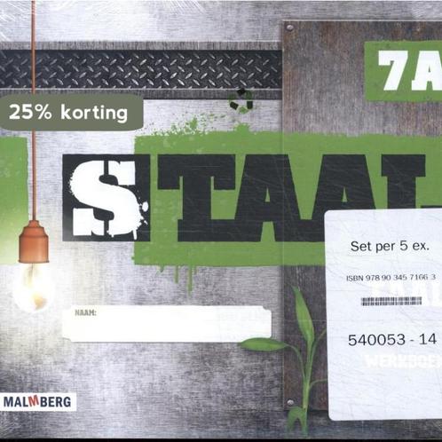 Staal Taal (set 5 ex) groep 7 Werkboek A 9789034571663, Boeken, Schoolboeken, Zo goed als nieuw, Verzenden