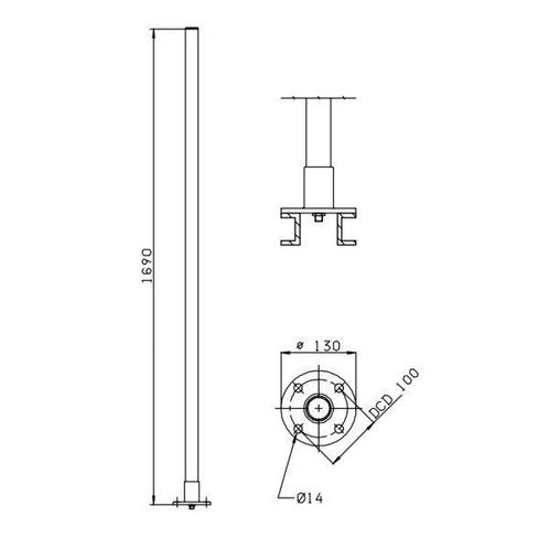 Bieden: Comrod Antenna VHF AV8 1.7 m 2 dBi 118-144 MHz, Watersport en Boten, Navigatiemiddelen en Scheepselektronica, Kabel of Apparatuur