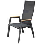 Showroommodel Nancy dining tuinstoel aluminium teak, Tuin en Terras, Ophalen of Verzenden, Nieuw