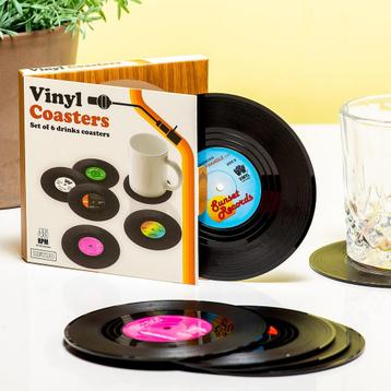 Spinning Hat Vinyl Onderzetters (Set Van 6) beschikbaar voor biedingen