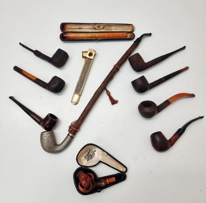 Zonder minimumprijs - Pijp - Hout - (11), Verzamelen, Rookartikelen, Aanstekers en Luciferdoosjes