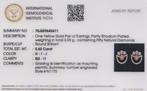 Oorstekers - 14 karaat Geel goud - 0.62ct. tw. Diamant
