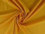 Tricot voering – Okergeel, 120 cm of meer, Geel, Ophalen of Verzenden, Polyester