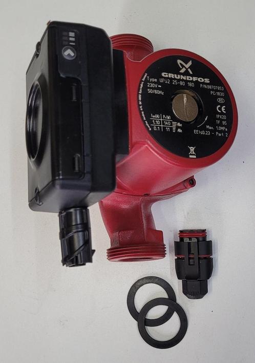 GRUNDFOS UPS2 25-80-180 energie klasse A, Doe-het-zelf en Verbouw, Verwarming en Radiatoren, Zo goed als nieuw, Ophalen of Verzenden